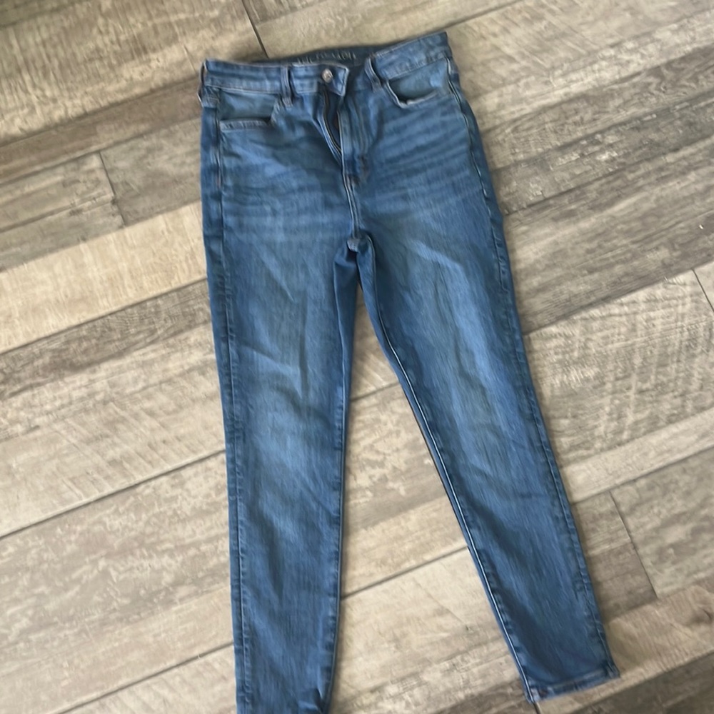 American Eagle next level stretch size 10 short super high rise jegging